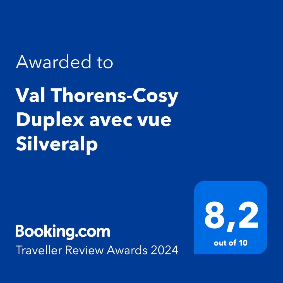 Val Thorens-Cosy Duplex Avec Vue Silveralp Eksteriør bilde
